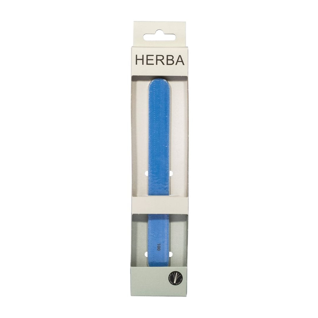 HERBA Nagelfeile 6 Schichten 100/180 Körnung blau