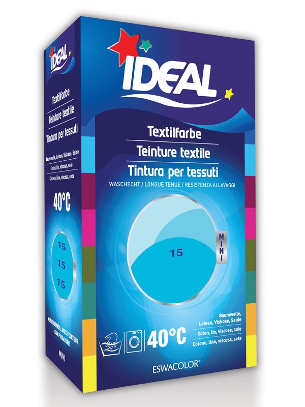IDEAL MINI Baumwolle Color No15 türkis