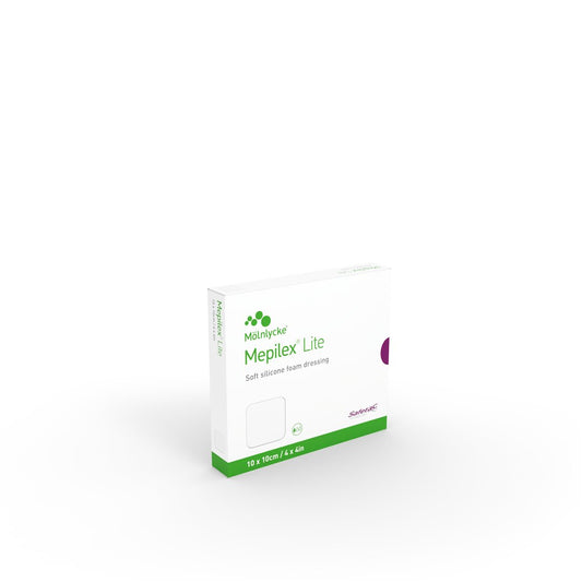 MEPILEX Lite Absorptionsverb 10x10cm Silik