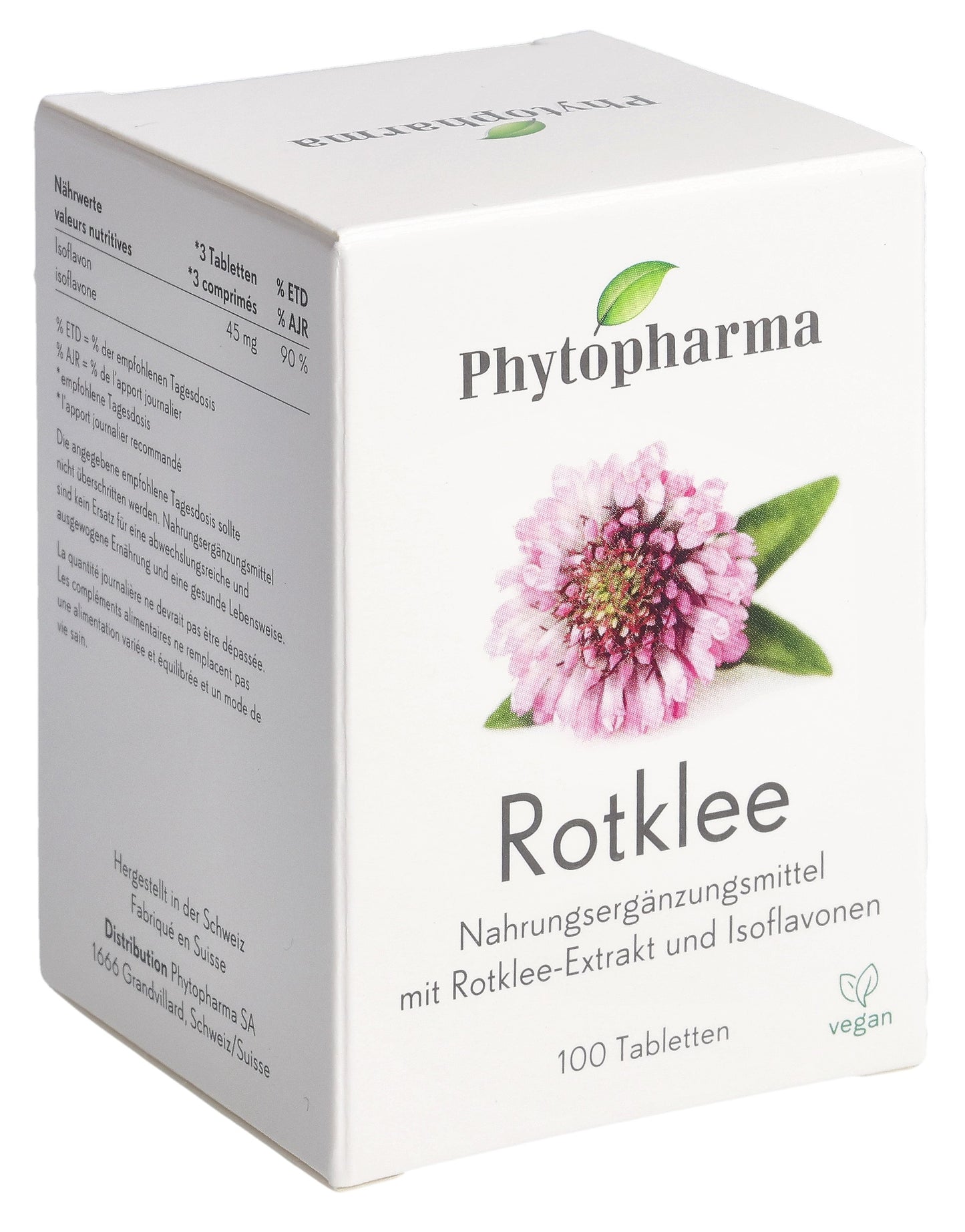 PHYTOPHARMA Rotklee Tabl 250 mg