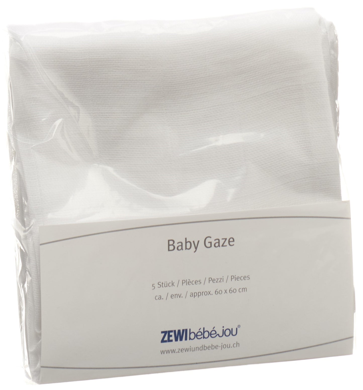 ZEWI BABY GAZE 9/7 Windeln 60x60cm