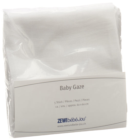 ZEWI BABY GAZE 9/7 Windeln 60x60cm