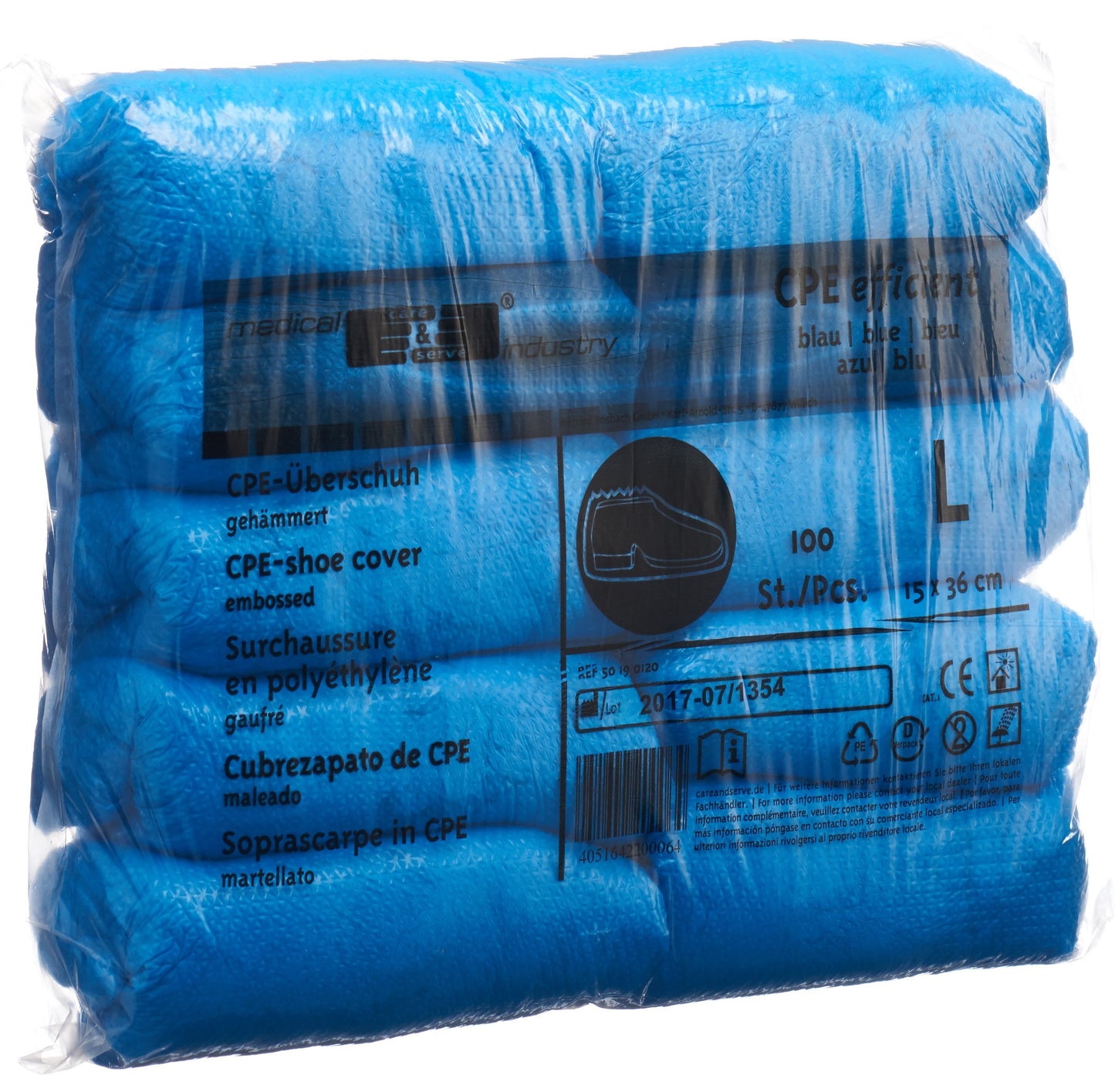 GRIBI Überschuhe PVC blau