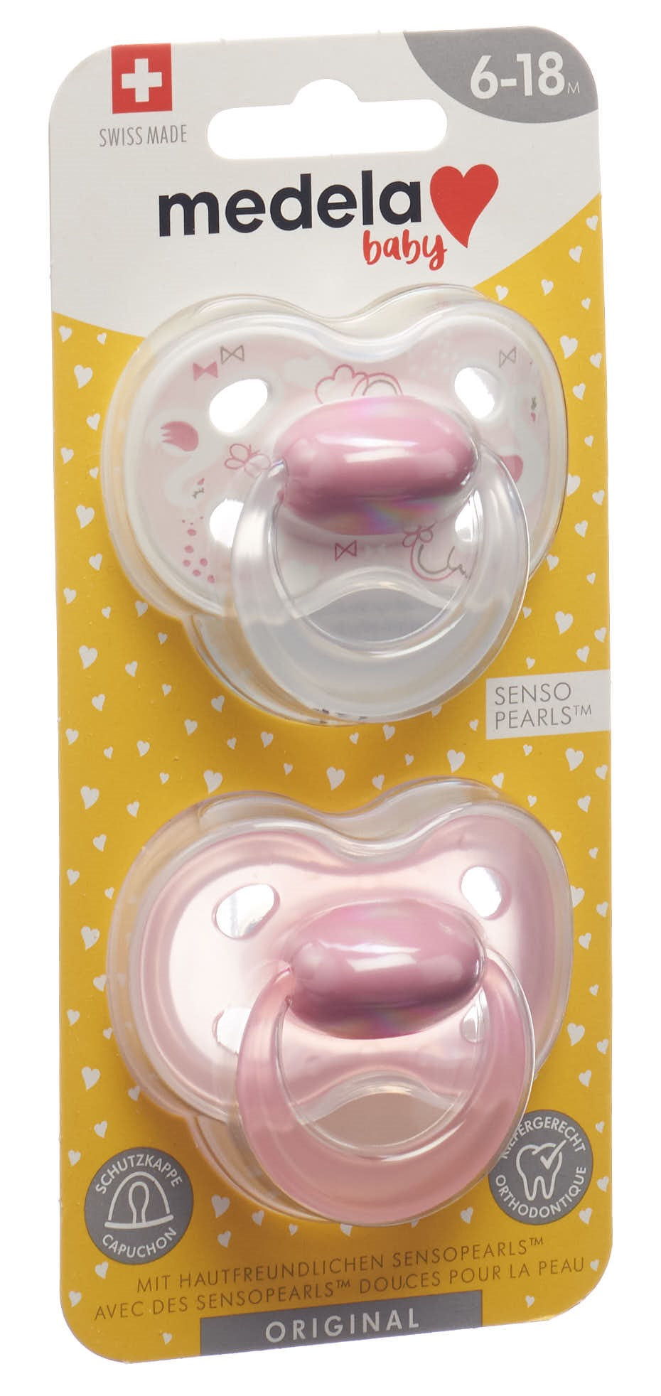 MEDELA Baby Nuggi Original 6-18 Rosa