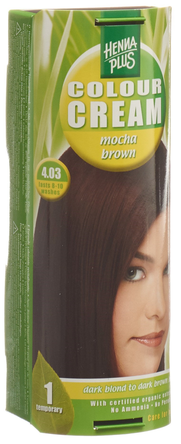 HENNA PLUS Colour Cream 4.03 mocca braun