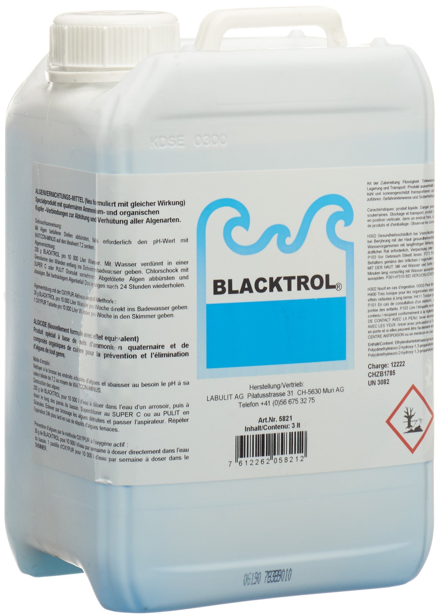 BLACKTROL Aktivator/Algenschutz liq