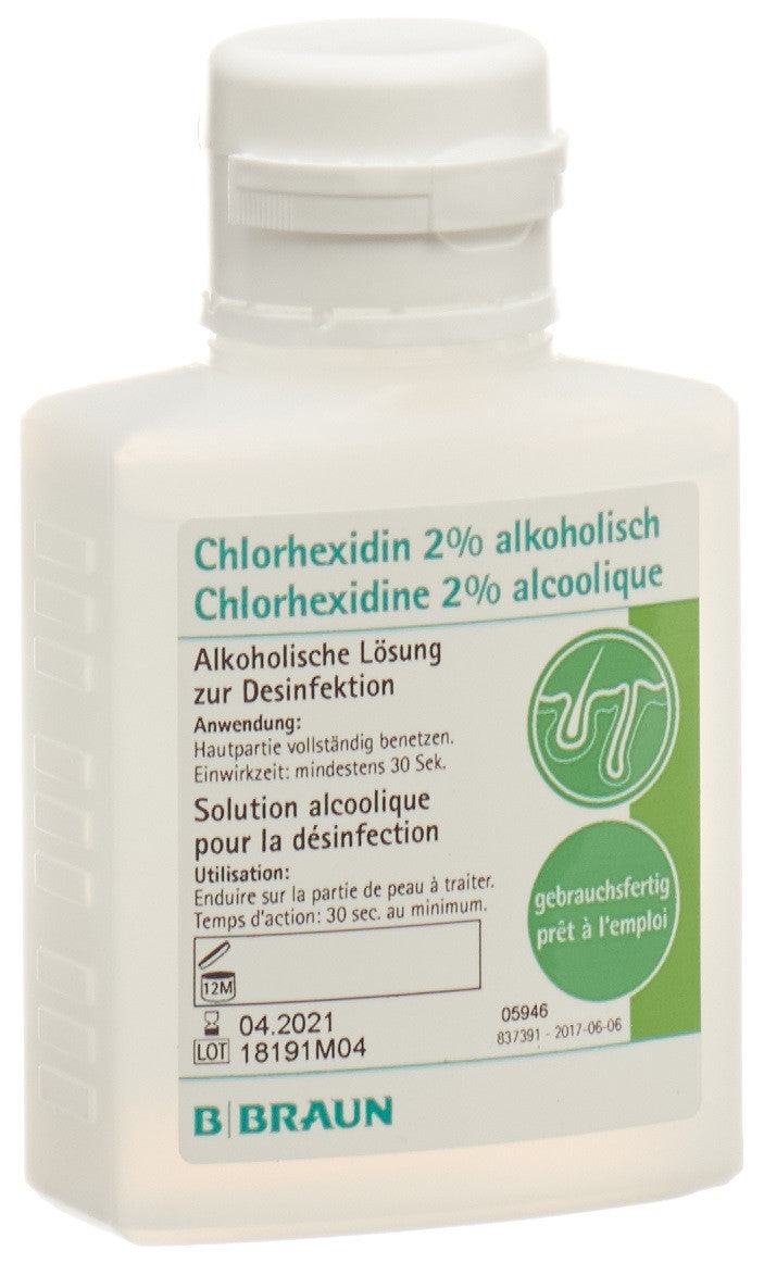 B. BRAUN Chlorhexidine 2 % ungefärbt