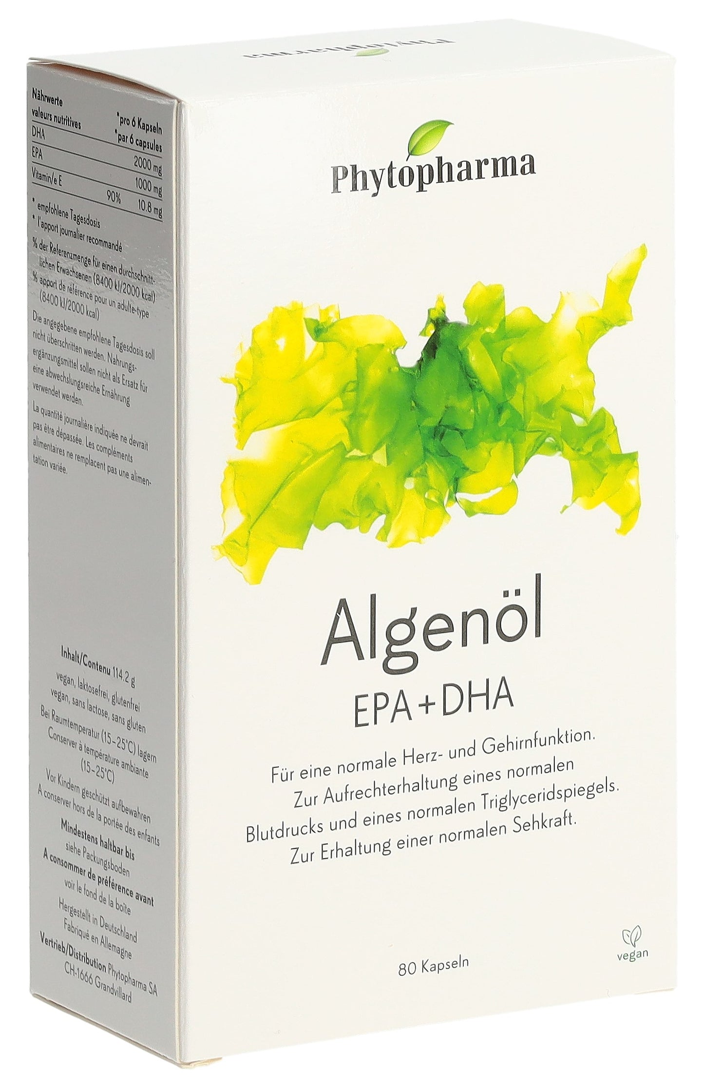 PHYTOPHARMA Algenöl EPA + DHA Kaps