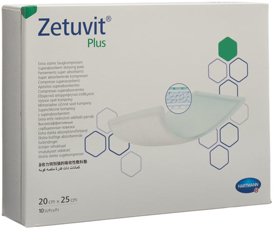 ZETUVIT Plus Absorptionsverband 20x25cm