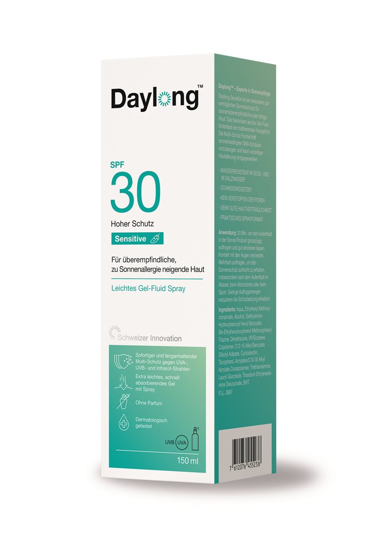 DAYLONG Sensitive Gel-Fluid Spray SPF30