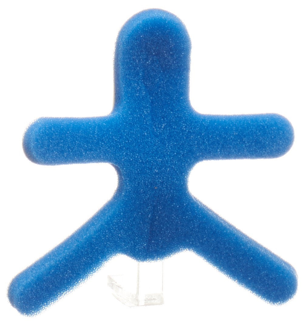 OMNIMED Dalco Frog Fingerschiene L silber blau