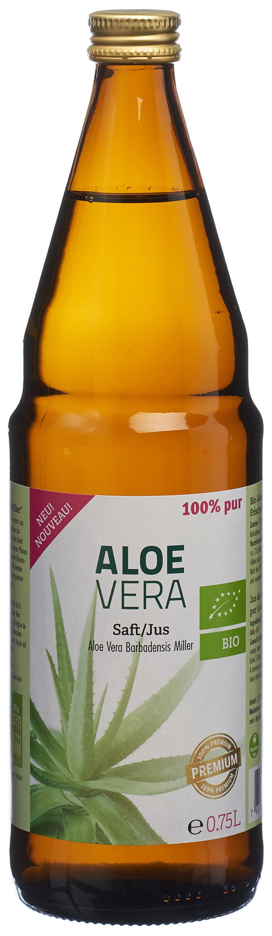 ALOE VERA Saft Bio 100 % pur Premium