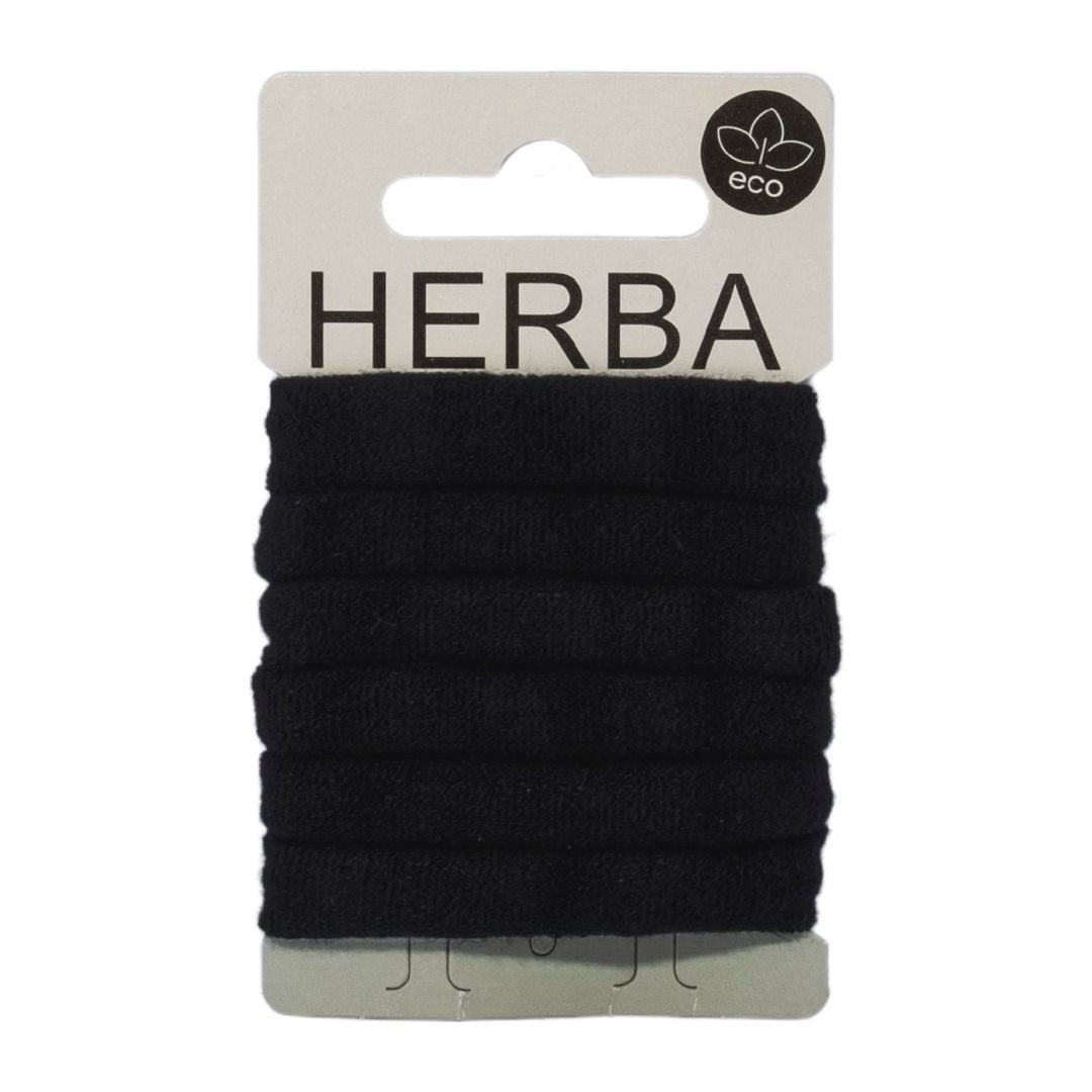 HERBA Ecofriendly Haarbinder Ø5cm schwarz