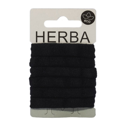 HERBA Ecofriendly Haarbinder Ø5cm schwarz