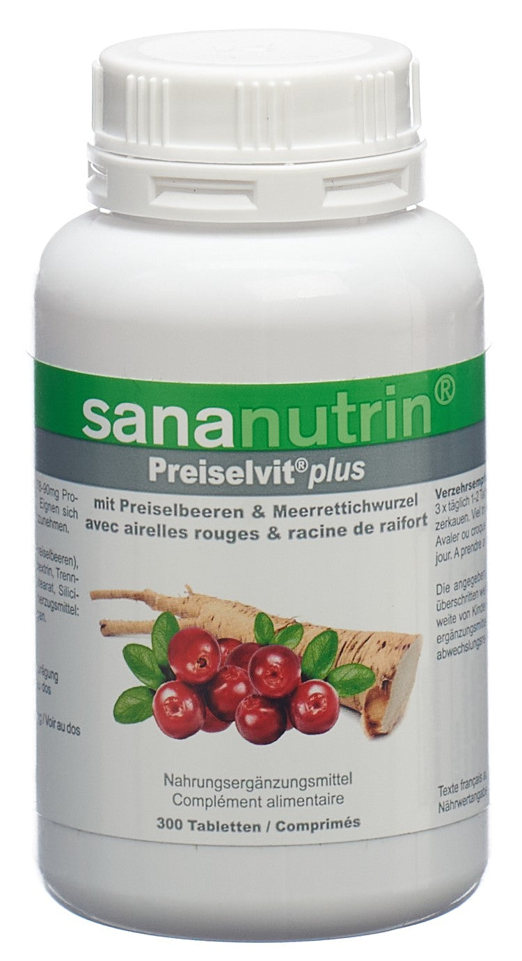 SANANUTRIN Preiselvit plus Tabl