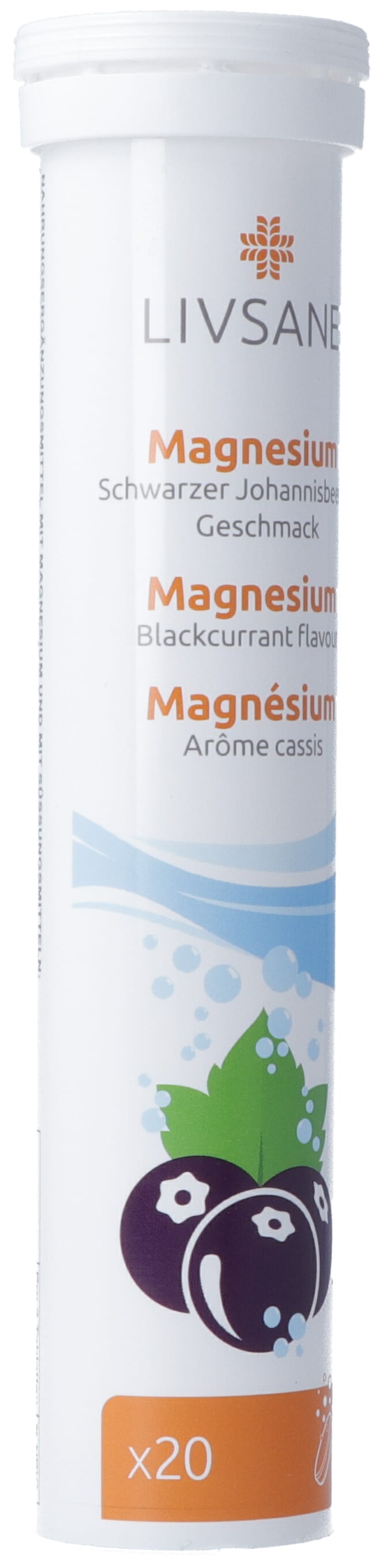 LIVSANE Magnesium Schwarzer Johannisbeeren