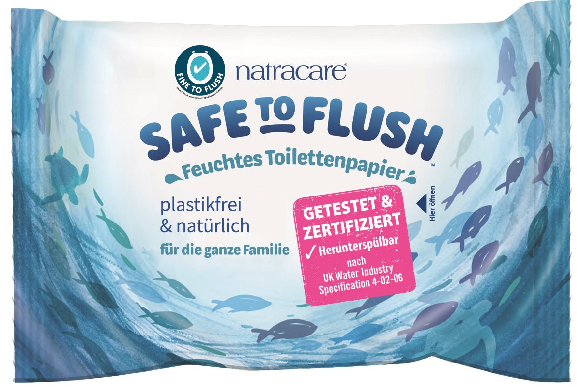 NATRACARE Toilettenpapier feucht Safe Flush