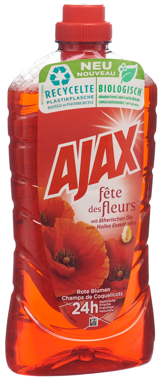 AJAX Optimal 7 Allzweckreiniger Rote Blumen