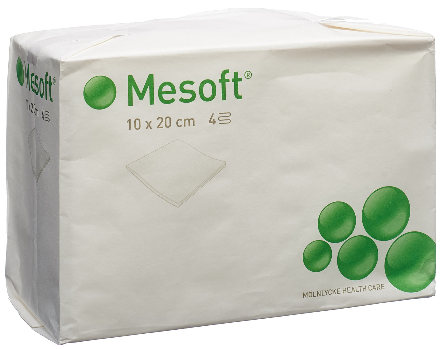 MESOFT NW Kompressen 10x20cm unst