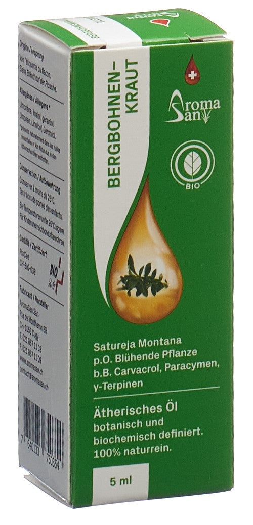 AROMASAN Bergbohnenkraut Äth/Öl Schachtel Bio
