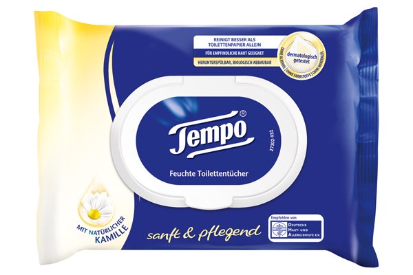 TEMPO Toilettenpapier feucht Sanft&Pflegend