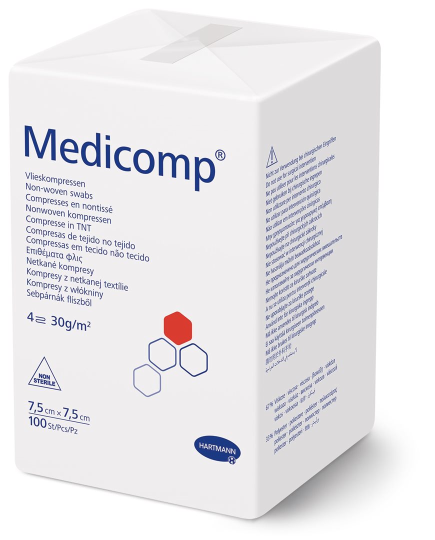 MEDICOMP 4 fach S30 7.5x7.5cm unsteril