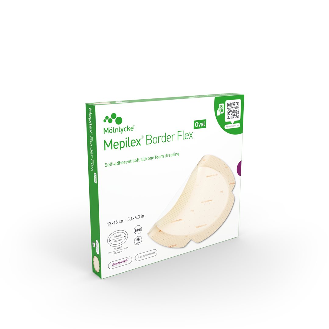 MEPILEX Border Flex Oval 13x16cm