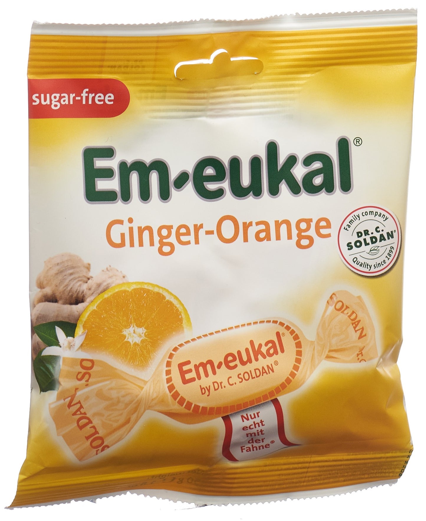 SOLDAN EM-EUKAL Ginger-Orange zuckerfrei