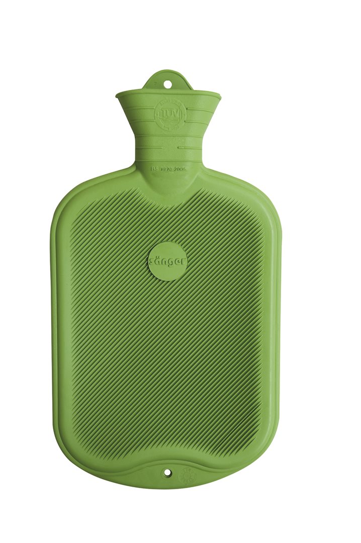 SÄNGER Wärmflasche 2l Lamelle 1seitig grün