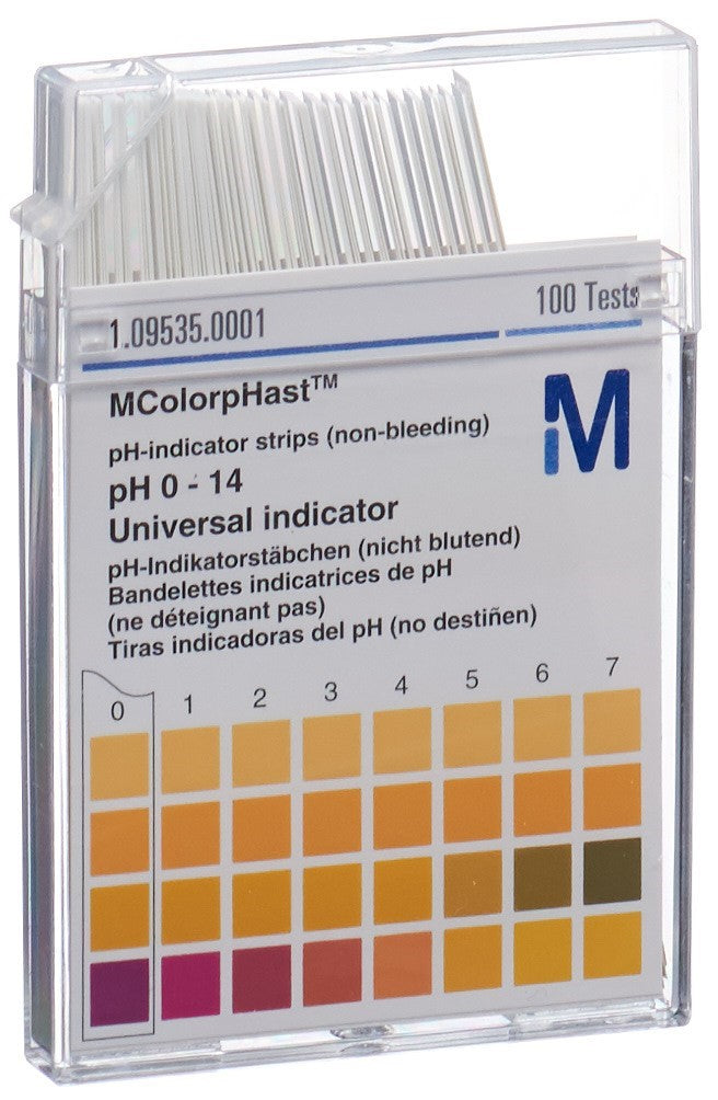 MERCK Indikat Stäbchen pH 0-14