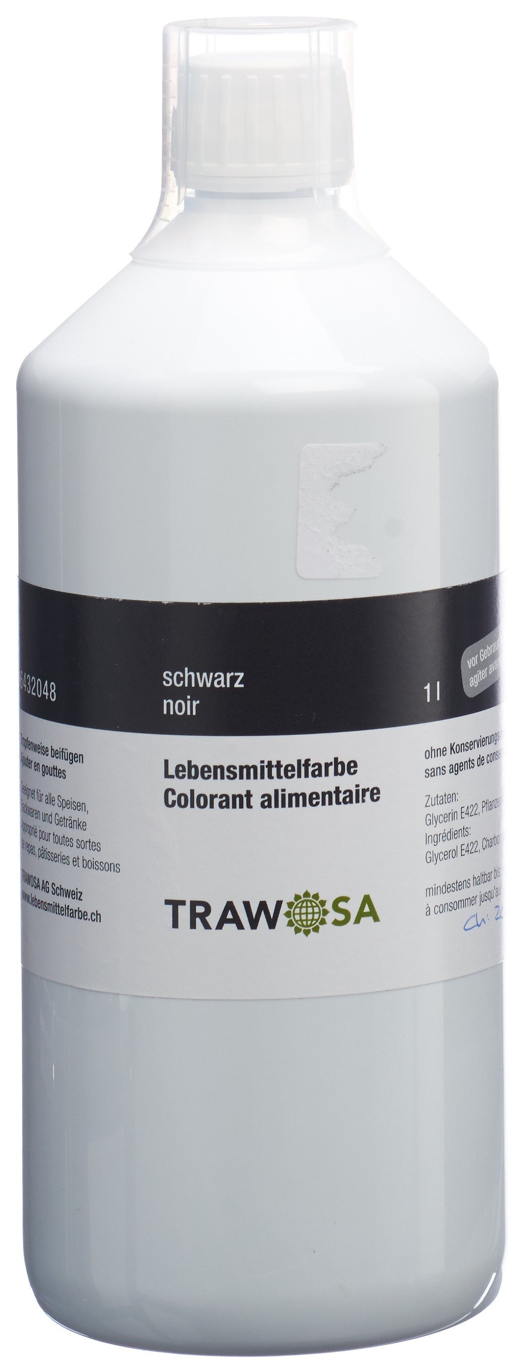 TRAWOSA Lebensmittelfarbstoff schwarz