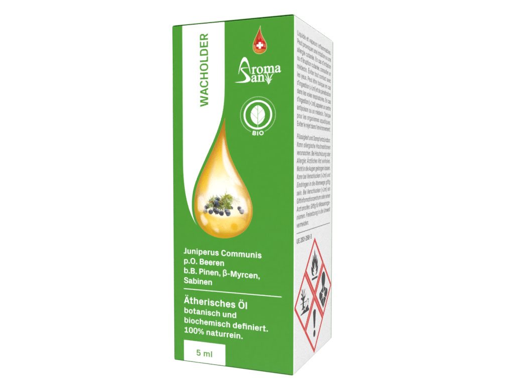AROMASAN Wacholder Beeren Äth/Öl Schacht Bio