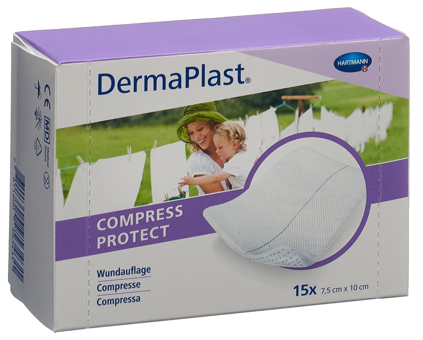 DERMAPLAST Compress Protect 7.5x10cm