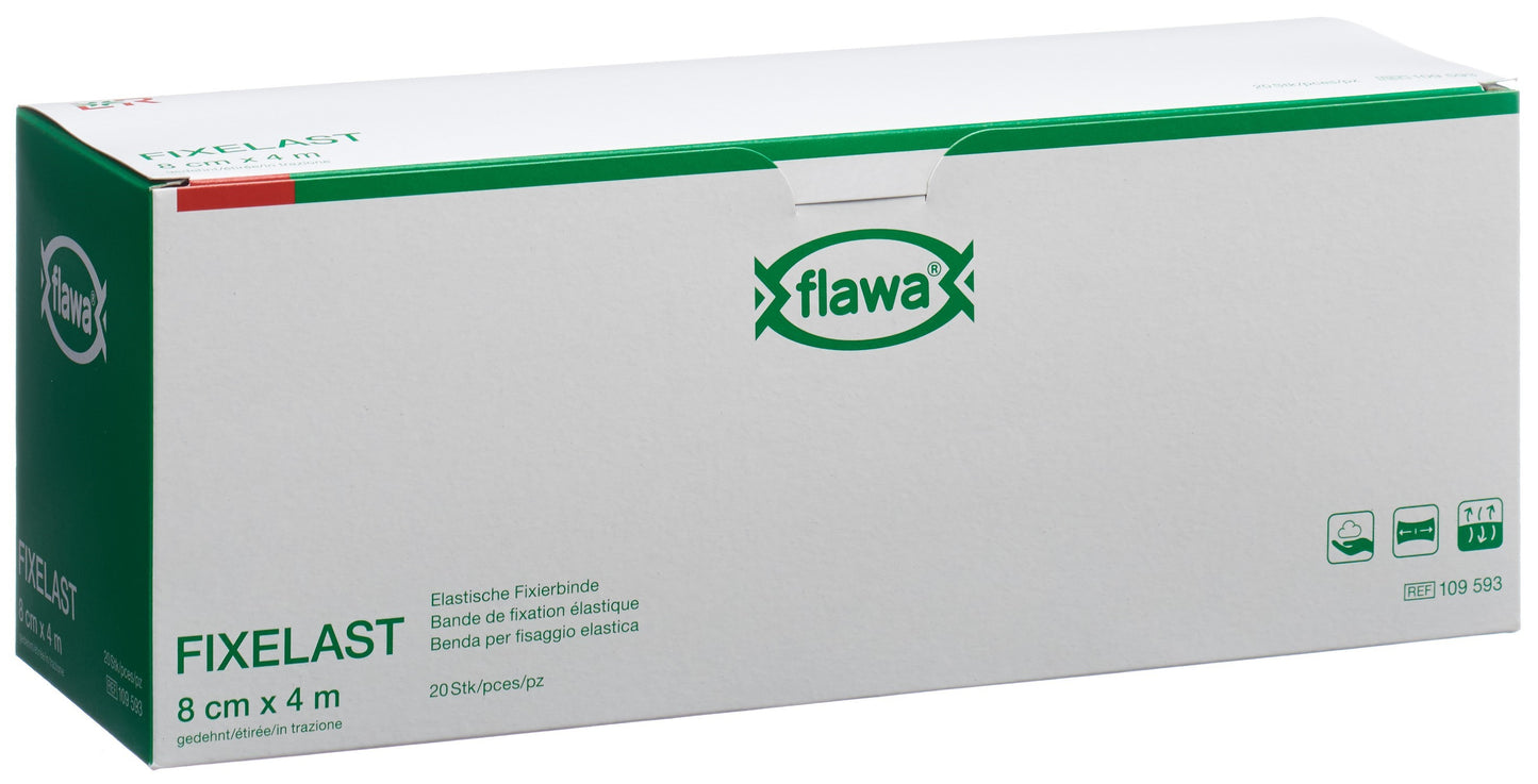 FLAWA Fixelast Fixierbinde 8cmx4m in Cellux