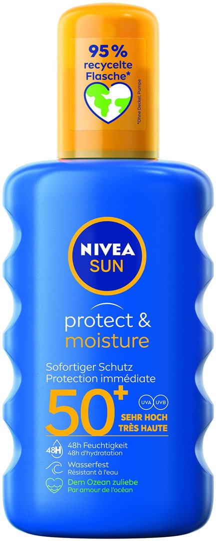 NIVEA Sun Protect&Moist Sonnenspray LSF50+