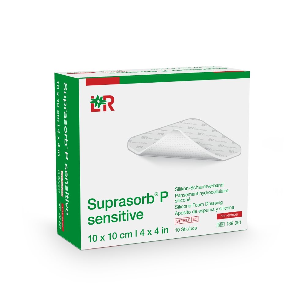 SUPRASORB P sensitive non-border 10x10cm