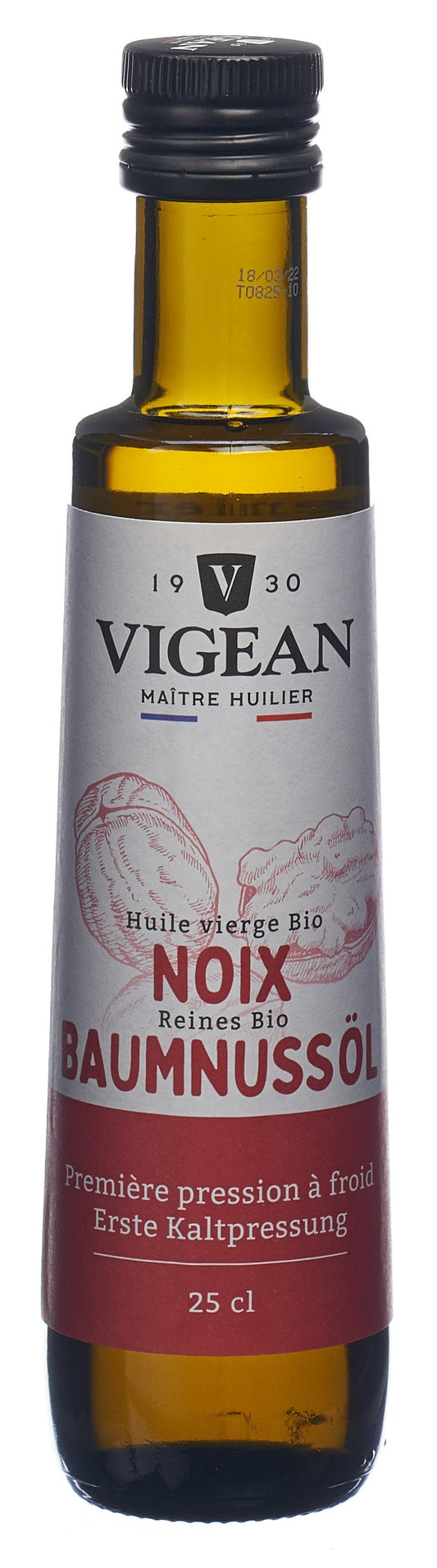 VIGEAN Huile de Noix crue Bio