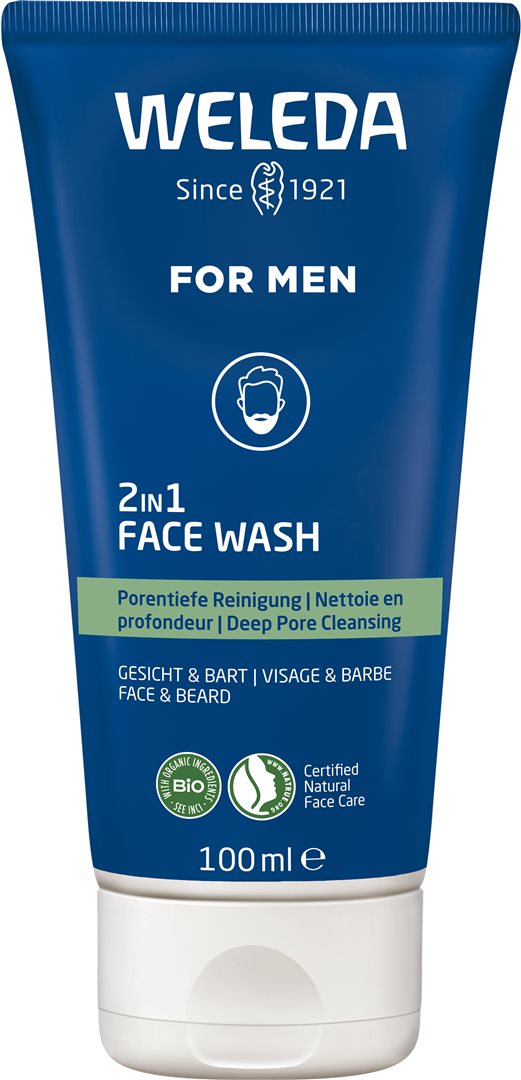 WELEDA FOR MEN 2in1 Face Wash