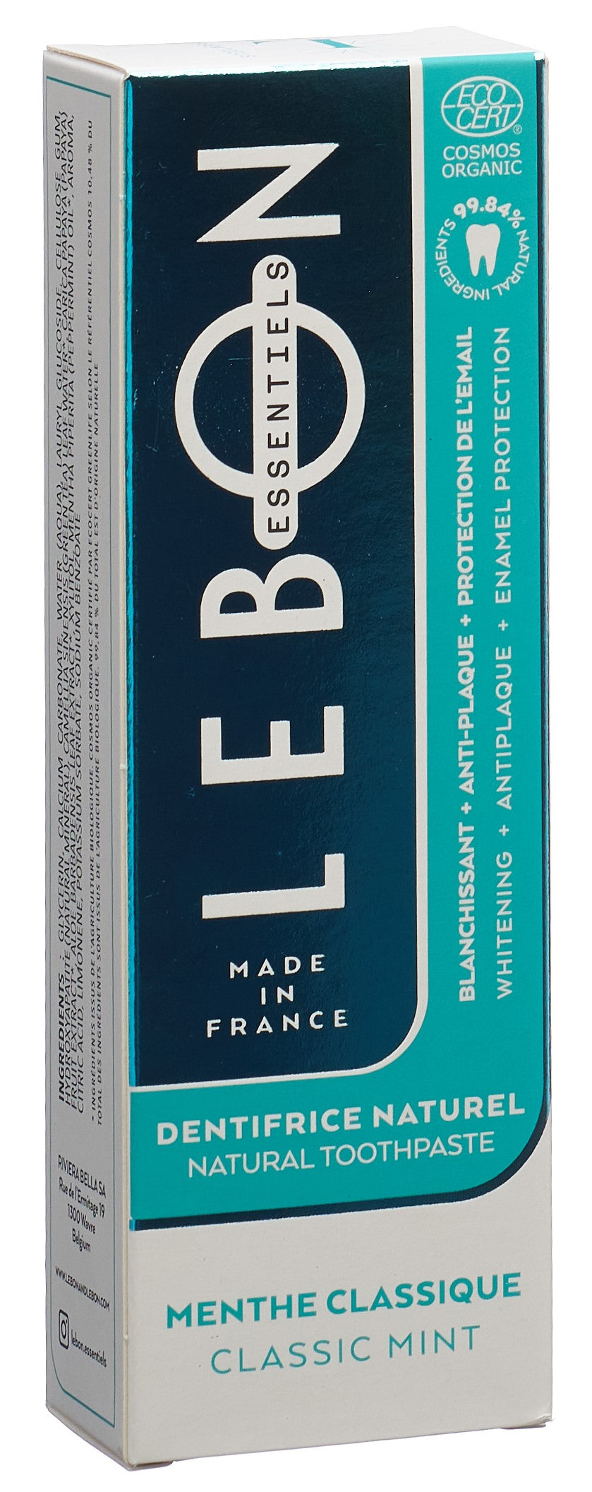 LEBON ESSENTIELS Zahnpasta klass Minze Bio