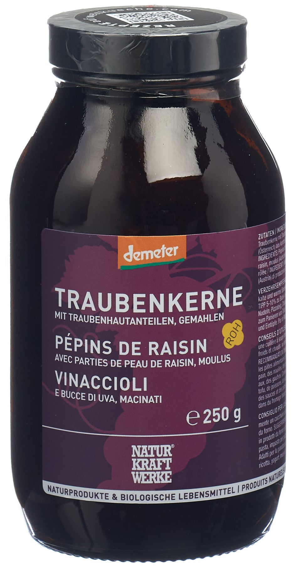 NATURKRAFTWERKE Traubenkerne gem Demeter