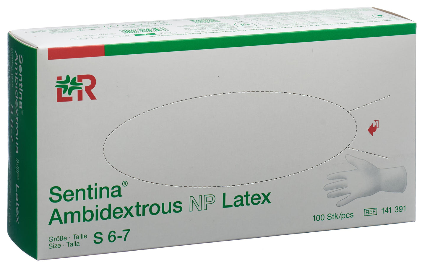 SENTINA Handschuhe S Latex