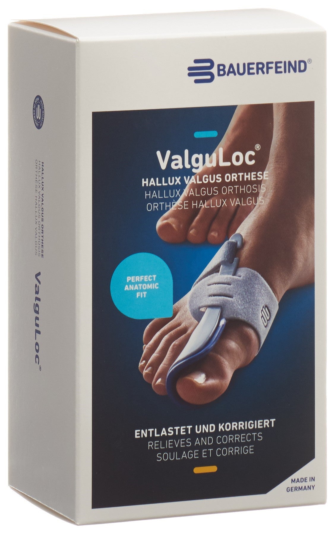 VALGULOC Stabilorthese Gr2 rechts titan