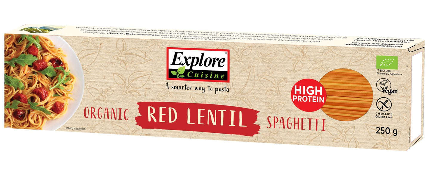 EXPLORE CUISINE Spaghetti Rote Linsen Bio