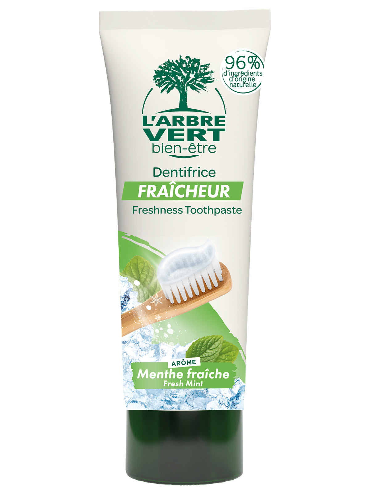 L'ARBRE VERT Zahnpasta erfrischend FR