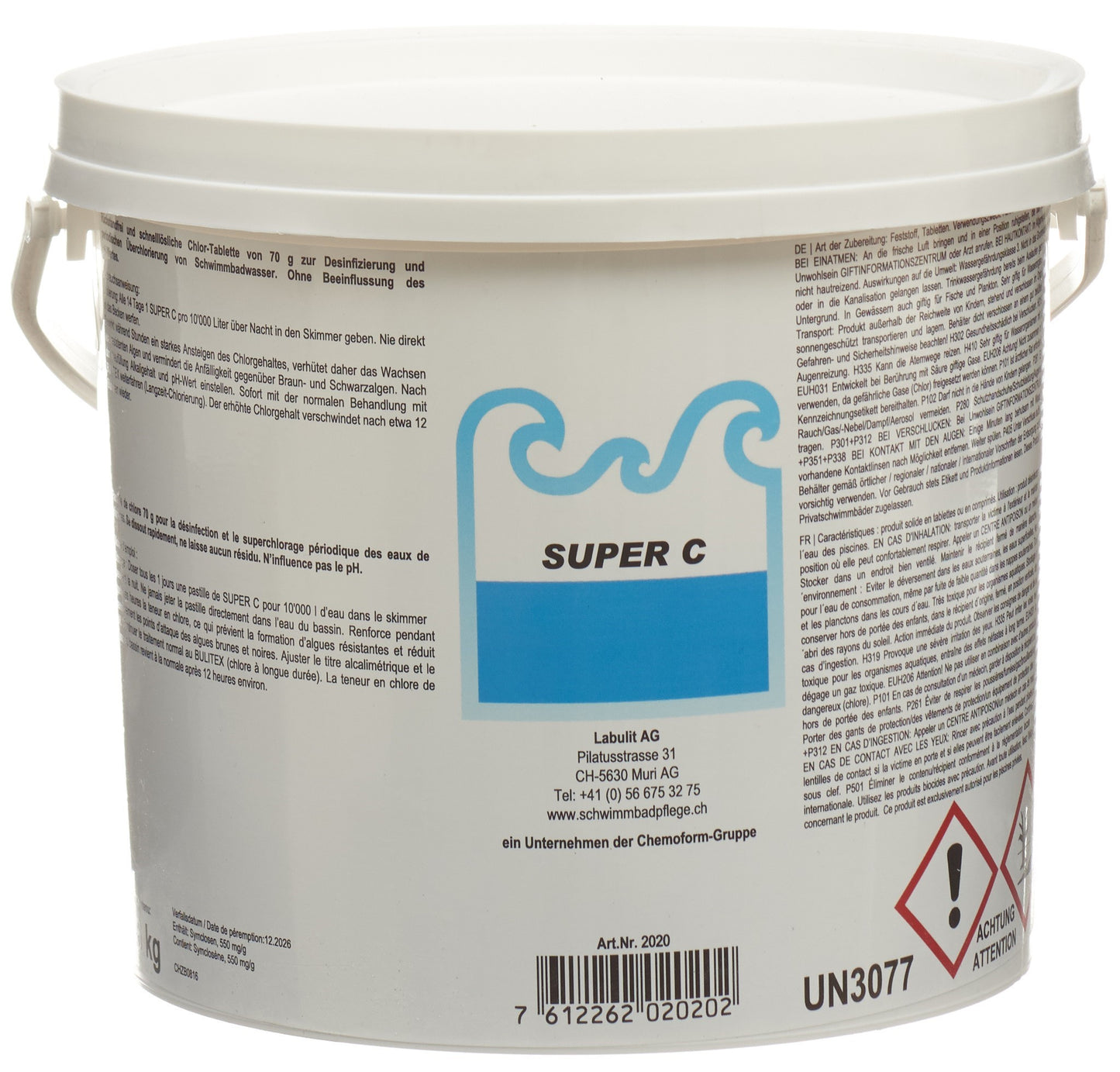 SUPER C Chlorschocktabletten 70g