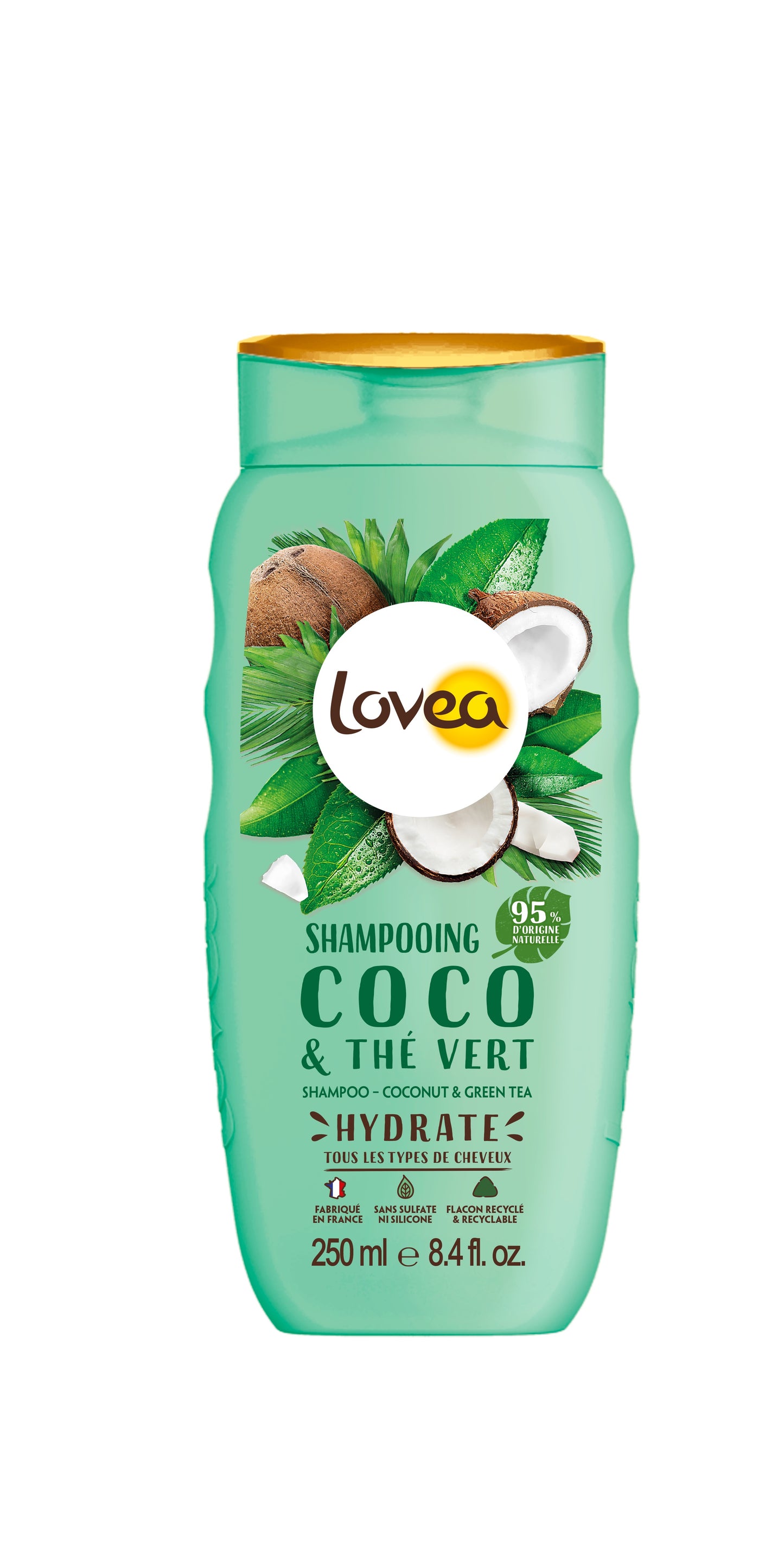 LOVEA Shampoo Grüntee Kokos