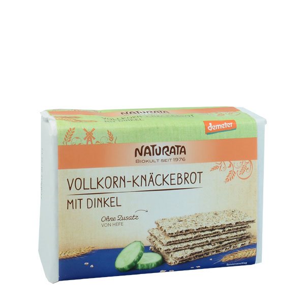 NATURATA Knäckebrot Vollkorn mit Dinkel