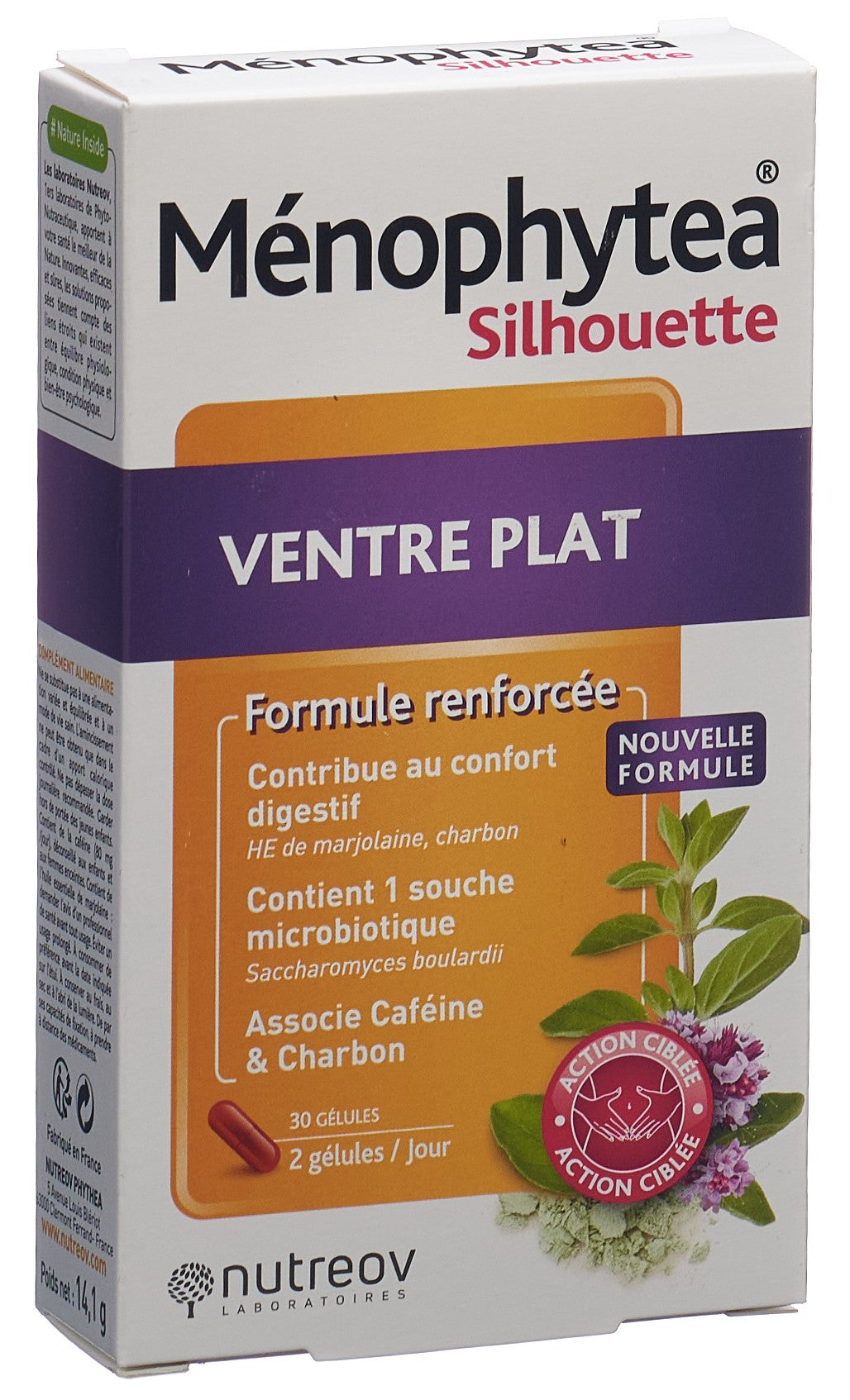 MENOPHYTEA Flacher Bauch Silhouette Gélules
