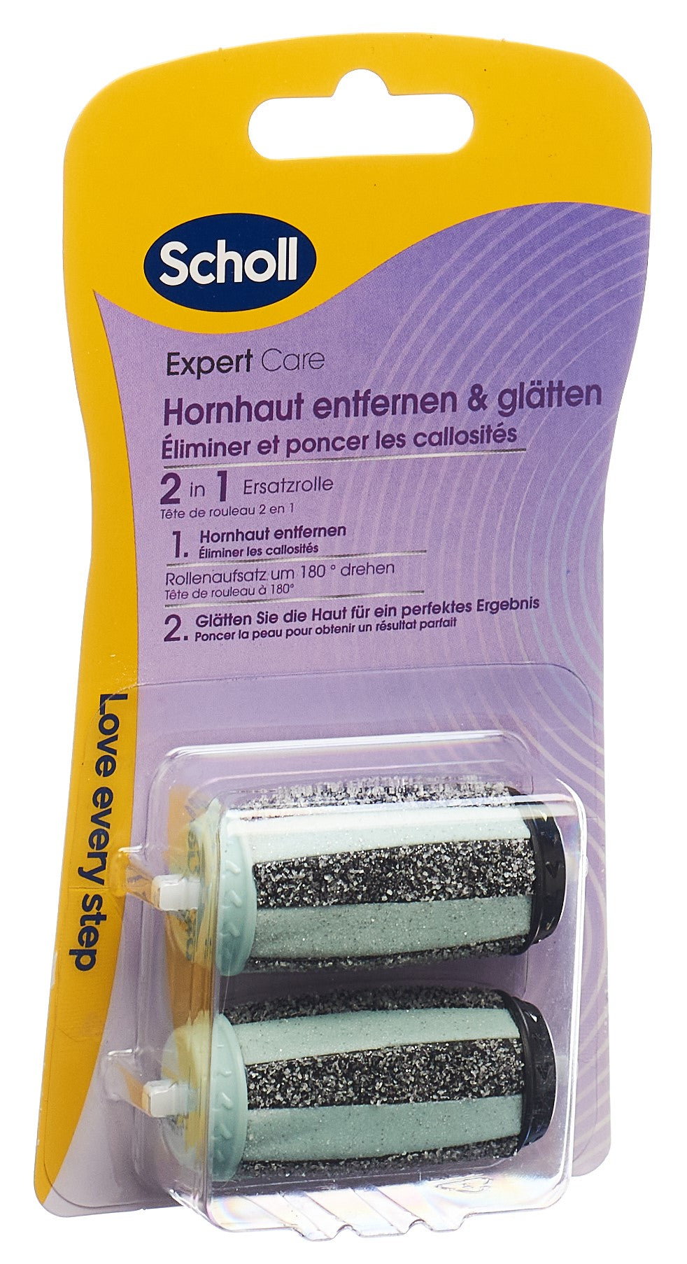 SCHOLL Expert Care 2-in-1 Pedi Rollen