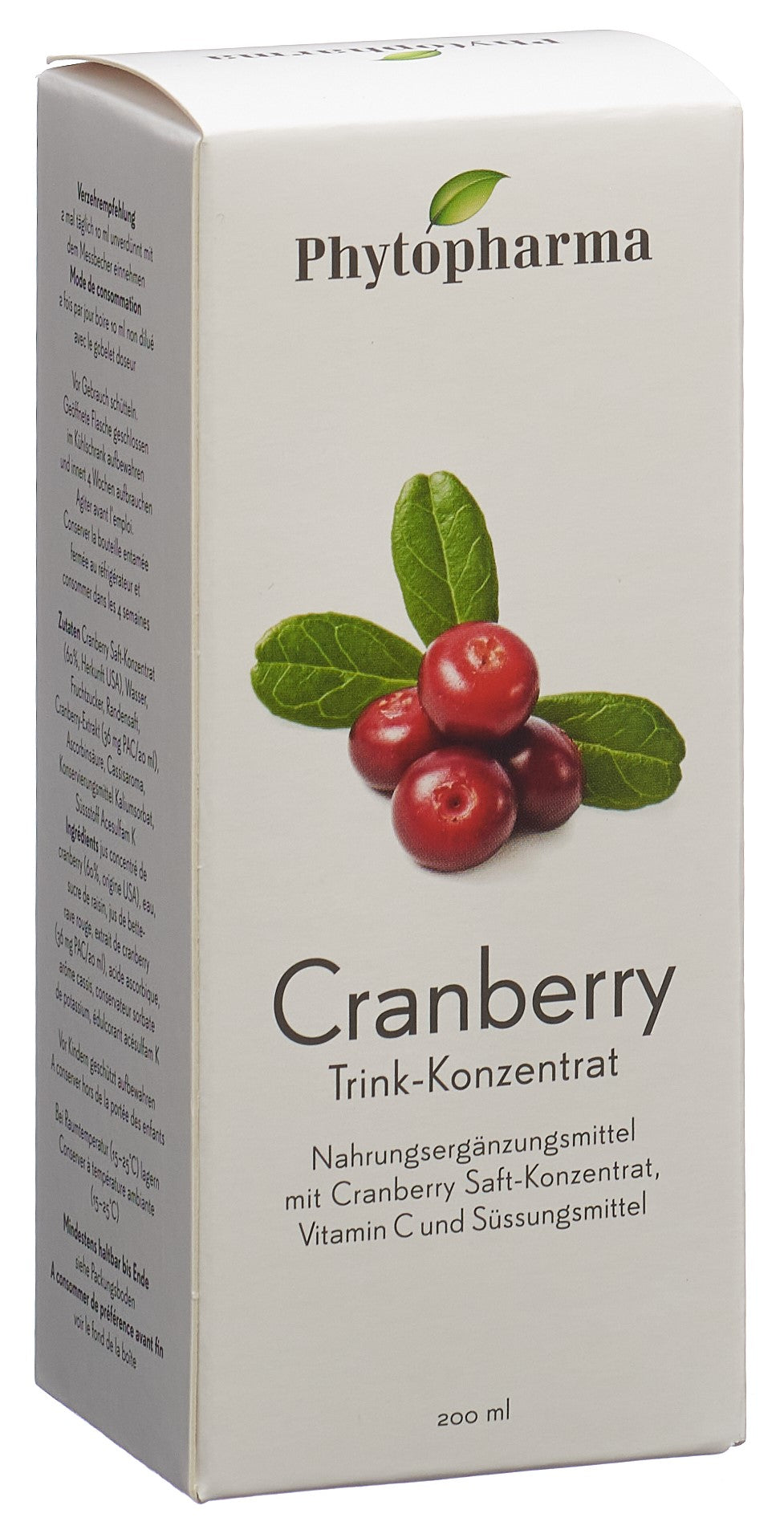 PHYTOPHARMA Cranberry Trink-Konzentrat